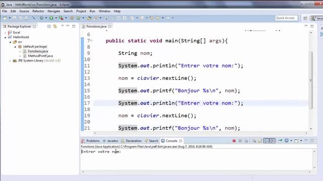 PROGRAMMER EN JAVA (Débutant) - 70 - Mini TP смотреть онлайн