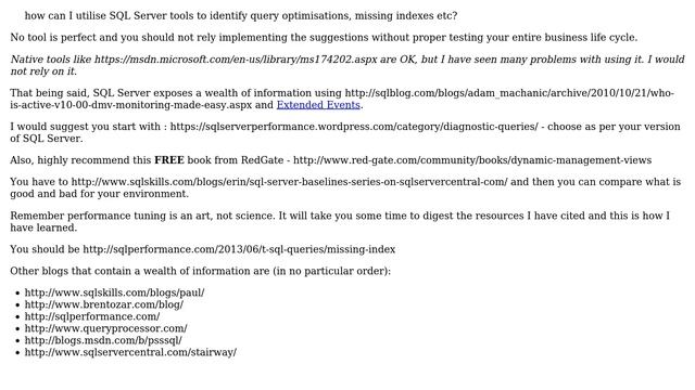 SQL server tools to identify query optimisations and missing indexes (2 Solutions!!) смотреть онлайн