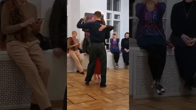 Игорь и Татьяна на выступлении в Мсх #аргентинскоетанго #танго смотреть онлайн