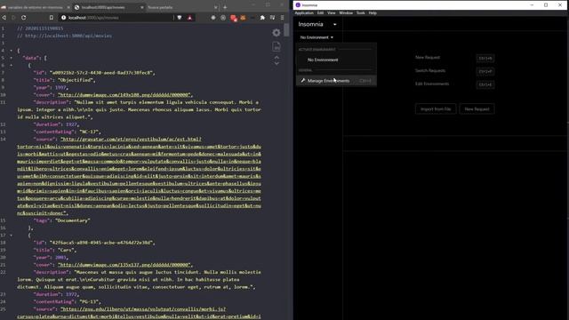 Variables de entorno en Insomnia смотреть онлайн