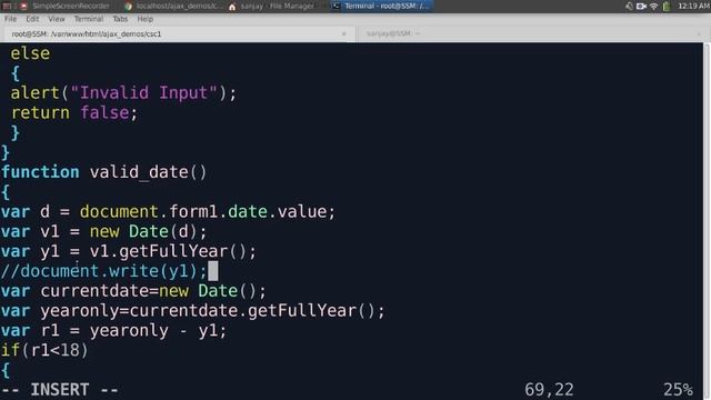 Registration form using PHP , JavaScript , HTML and PostgreSQL. смотреть онлайн