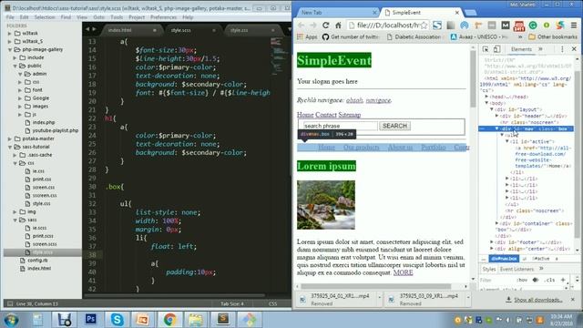 Fundamental of Sass | Nesting - SASS Tutorial or SASS Essential Training part 2 смотреть онлайн