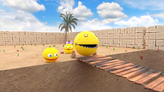 Pacman & Iron Pacman Vs Robot Monsters Compilation V9 смотреть онлайн