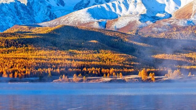 Осенняя поездка на озеро Джангысколь в урочище Ештыкель. Кош-Агачский район республики Алтай смотреть онлайн