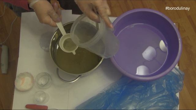 Медовое МЫЛО С НУЛЯ. ГОРЯЧИЙ способ. РЕЦЕПТ Шелковое /#borodulinay/#мылоснулягорячийспособ/ смотреть онлайн