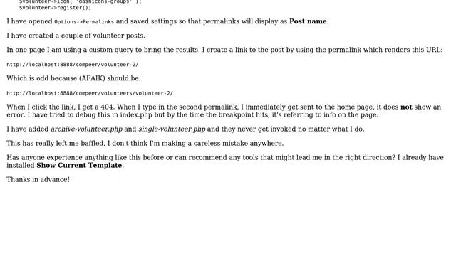 Wordpress: Custom Post Type Single Page and Archive Page redirects to Home Page смотреть онлайн