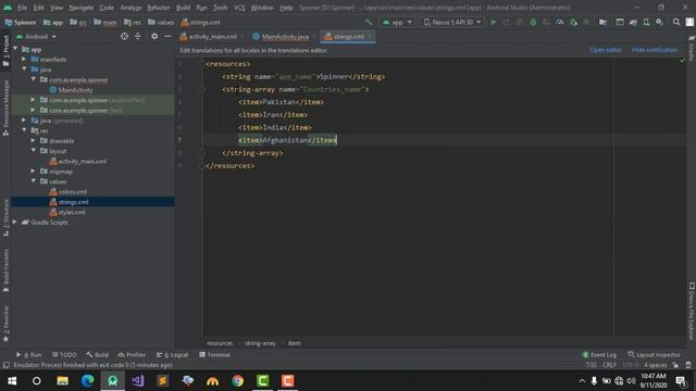 Android Course #5 How to make a Spinner, DropDown Menu in Android Studio смотреть онлайн