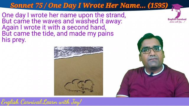 Sonnet 75_One Day I Wrote Her Name...by Edmund Spenser смотреть онлайн