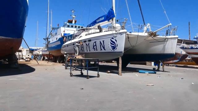 Ремонт Яхты в Тунисе - МОНАСТИР. Порто фиш. В океане на Шамане. Серия 105 смотреть онлайн