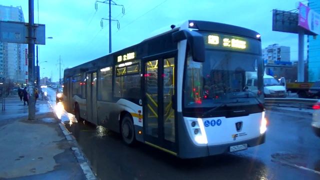 "Новинка Мострансавто!" Автобус НеФАЗ-5299-40-52 с маршрутом №1225С "Ст. Люберцы - Вертолётная ул." смотреть онлайн