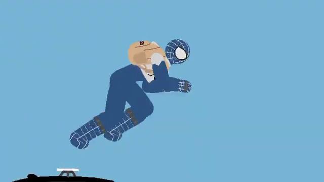 Spiderman car chase test (stick nodes) смотреть онлайн