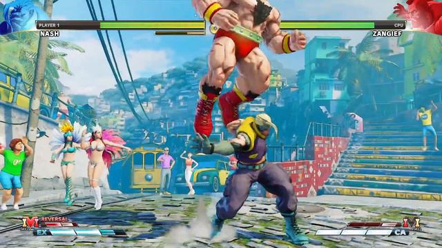 Nash Vs. Zangief || Нэш Против. Зангиев || (High Voltage ⚡) Street Fighter V - SFV - SF5