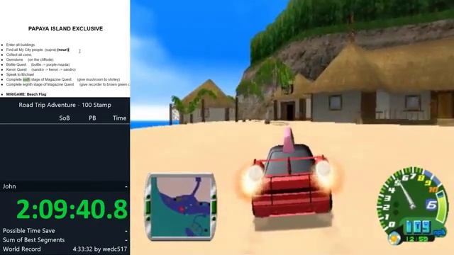 Road Trip Adventure - 100 Stamp SPEEDRUN in 4:17:58 смотреть онлайн