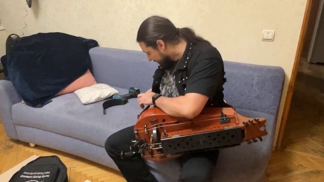 Моя новая колесная лира Hurdy Gurdy от Lasercut. Анбоксинг, распаковка.