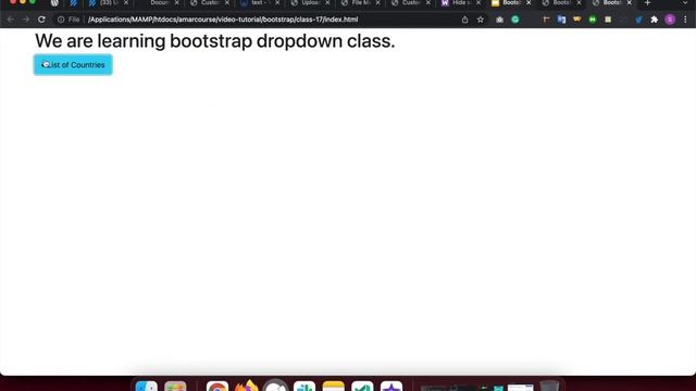 Bootstrap 5 Bangla Tutorial | Bootstrap Dropdown | Part 17 смотреть онлайн