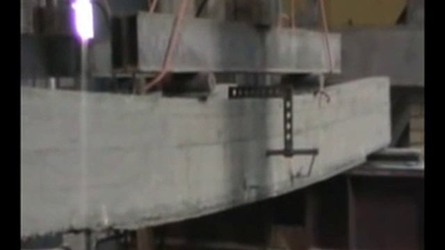 Испытание усиленной железобетонной балки смотреть онлайн