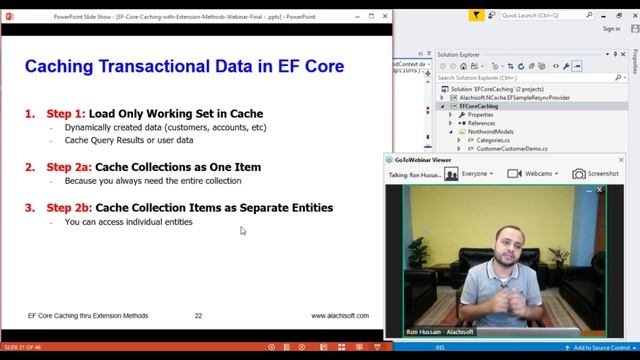 Webinar - Using .NET Caching in EF Core thru Extension Methods смотреть онлайн