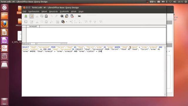 Informatika emelt érettségi: 2010. október, adatbázis, LibreOffice Base 3.5 + MySQL 5.5 (09b) смотреть онлайн