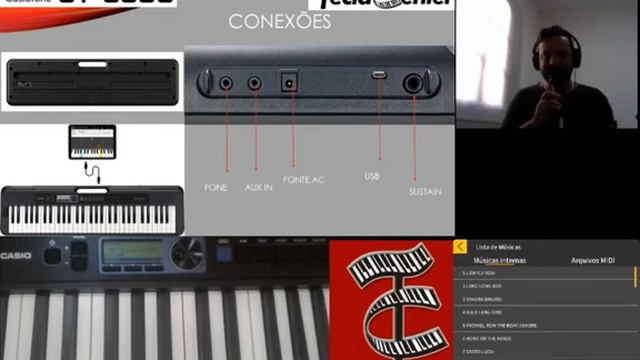 Casio CT-S300 Review por Nelson Bonfim смотреть онлайн