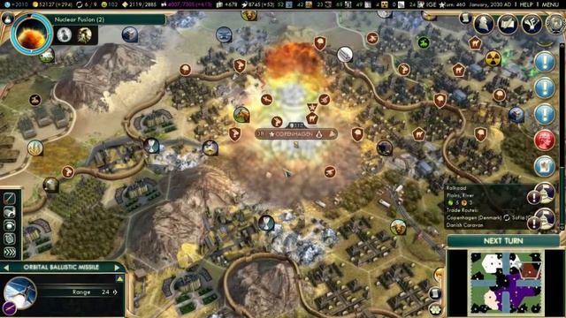 Civilization V: Orbital Nukes смотреть онлайн
