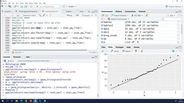 R introduction: QQ plot A1 by VIB Bioinformatics Core смотреть онлайн