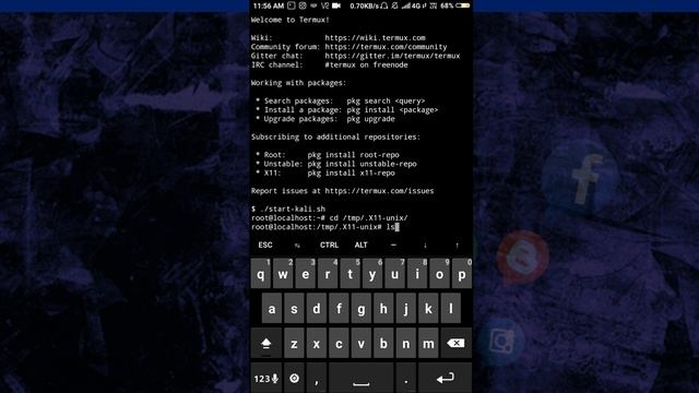 Kali Linux VNC server moniter X1-lock problem fix termux смотреть онлайн
