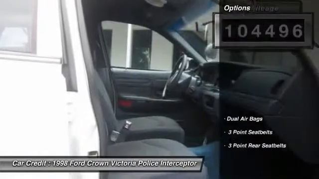 1998 Ford Crown Victoria Police Interceptor Tampa FL 33610 смотреть онлайн