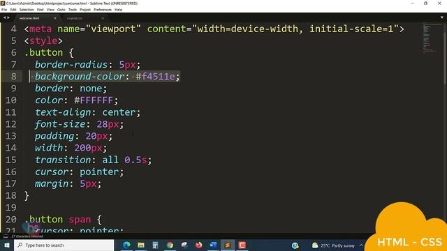 Applying the CSS hover selection to animate website button effects - Button Effects using HTML&CSS смотреть онлайн