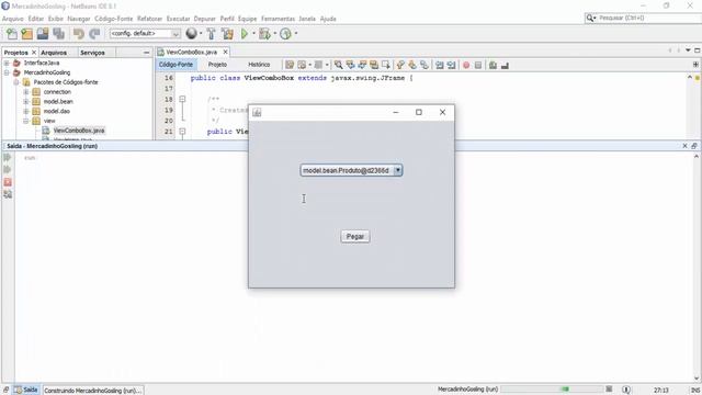 Java com Banco de Dados MySQL - #09 - Preenchendo JComboBox e recuperando valores смотреть онлайн