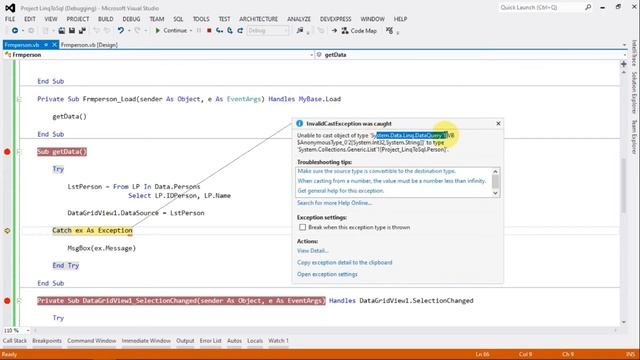 How To Use Select ,Insert ,Update and Delete Using Linq To Sql In VB.NET смотреть онлайн