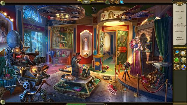 Hidden City: Поиск скрытых предметов. Кинотеатр (Слова наоборот). Прохождение от SAFа смотреть онлайн