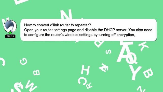 How To Convert Dlink Router To Repeater?