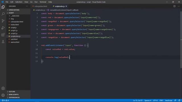 JAVASCRIPT : Belajar Bareng Javascript Studi Kasus membuat ala-ala COLOR PICKER #PART2 смотреть онлайн