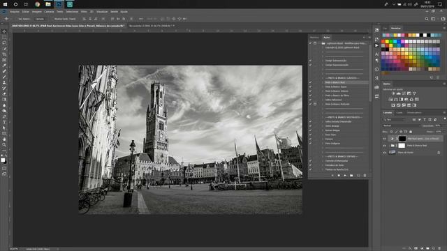 Como Instalar e Usar Ações no Photoshop смотреть онлайн