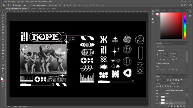 Streetwear Graphic Element | Streetwear Design With Photoshop | Free Graphic Set Element
