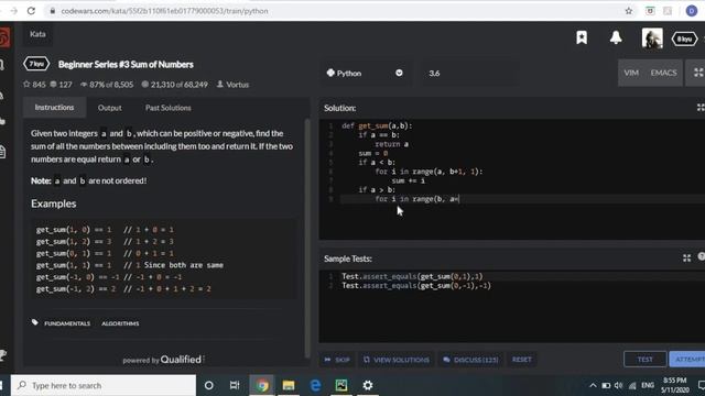 Level 7 Beginner Kata | CodeWars Solve смотреть онлайн