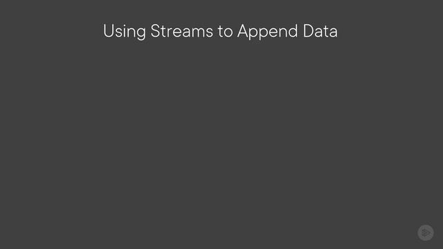 5.12 Using Streams to Append Data смотреть онлайн