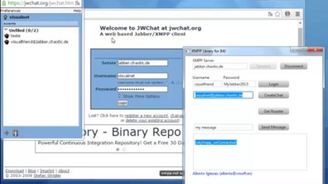 XMPP/JABBER - Best protocol to IM for B4J смотреть онлайн