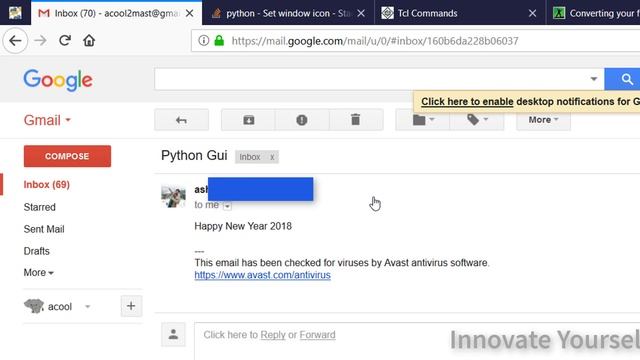Login panel to send emails and create database | Python GUI смотреть онлайн