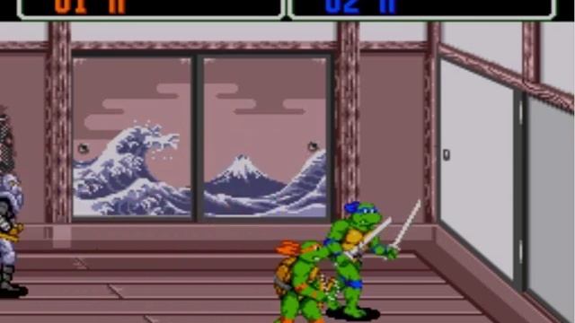 Sega Genesis: Прохождение Teenage Mutant Ninja Turtles - The Hyper Stone Heist смотреть онлайн