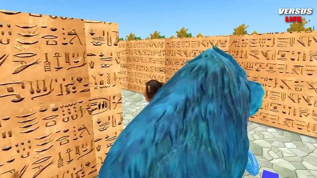 Funny monkey run away # Zombie elephant mammoth Temple run parody | Versuslife смотреть онлайн