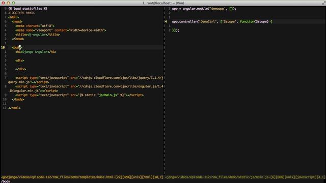 Django and Angular Basics Part 1 - Basic Angular App смотреть онлайн