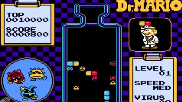Dr Mario NES смотреть онлайн