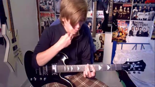 Black sabbath Iron man guitar cover by george смотреть онлайн