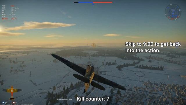 War Thunder Hurricane MkIIB/Trop 9 Kills | Brainless Killing For Joe (VA) смотреть онлайн