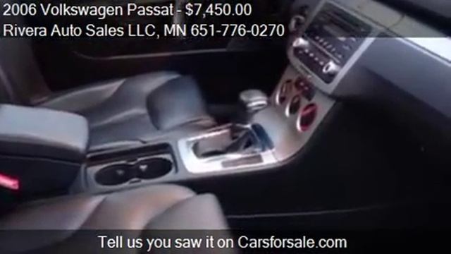 2006 Volkswagen Passat 2.0T 4dr Sedan for sale in Saint Paul смотреть онлайн
