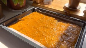 Пастила из абрикоса С ОРЕХАМИ, натуральным способом
