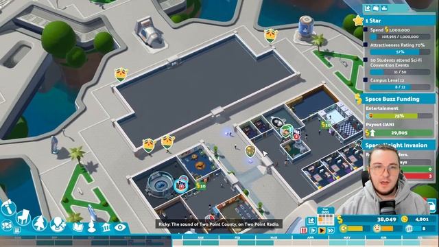First Look At SPACE ACADEMY DLC! - Two Point Campus смотреть онлайн