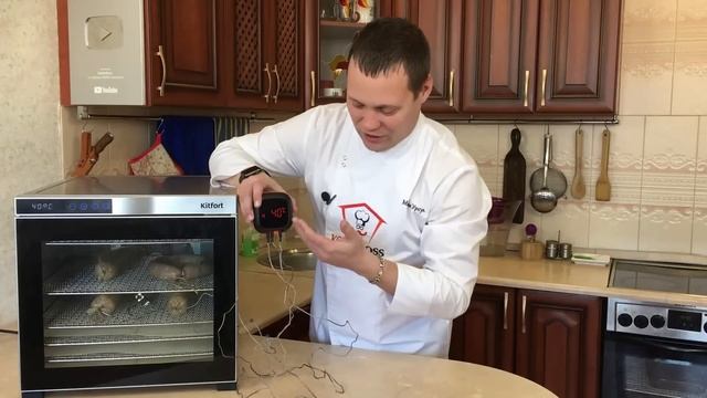 Колбаса в СУШИЛКЕ для овощей (дегидраторе). ПРОСТЕЙШИЙ РЕЦЕПТ смотреть онлайн