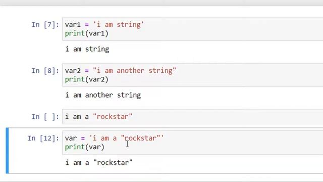 Python Tutorials Introduction to String creation 6 || Python Beginners to Advanced Series смотреть онлайн
